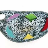 Magnificent ceramic fruit bowl from the 1950s Vintage Rockabilly.