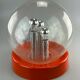 XXL 60s 70s ball lamp light table lamp space age design glass metal