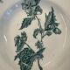 Set of 7 Terre de fer soup plates, green