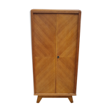 Small vintage wooden wardrobe