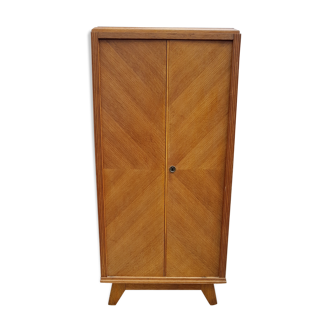 Small vintage wooden wardrobe