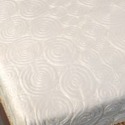 Antique French sofa from the 19th century in Empire style with a silk seat
