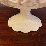 Ear cup in openwood earthenware italian style white lace model