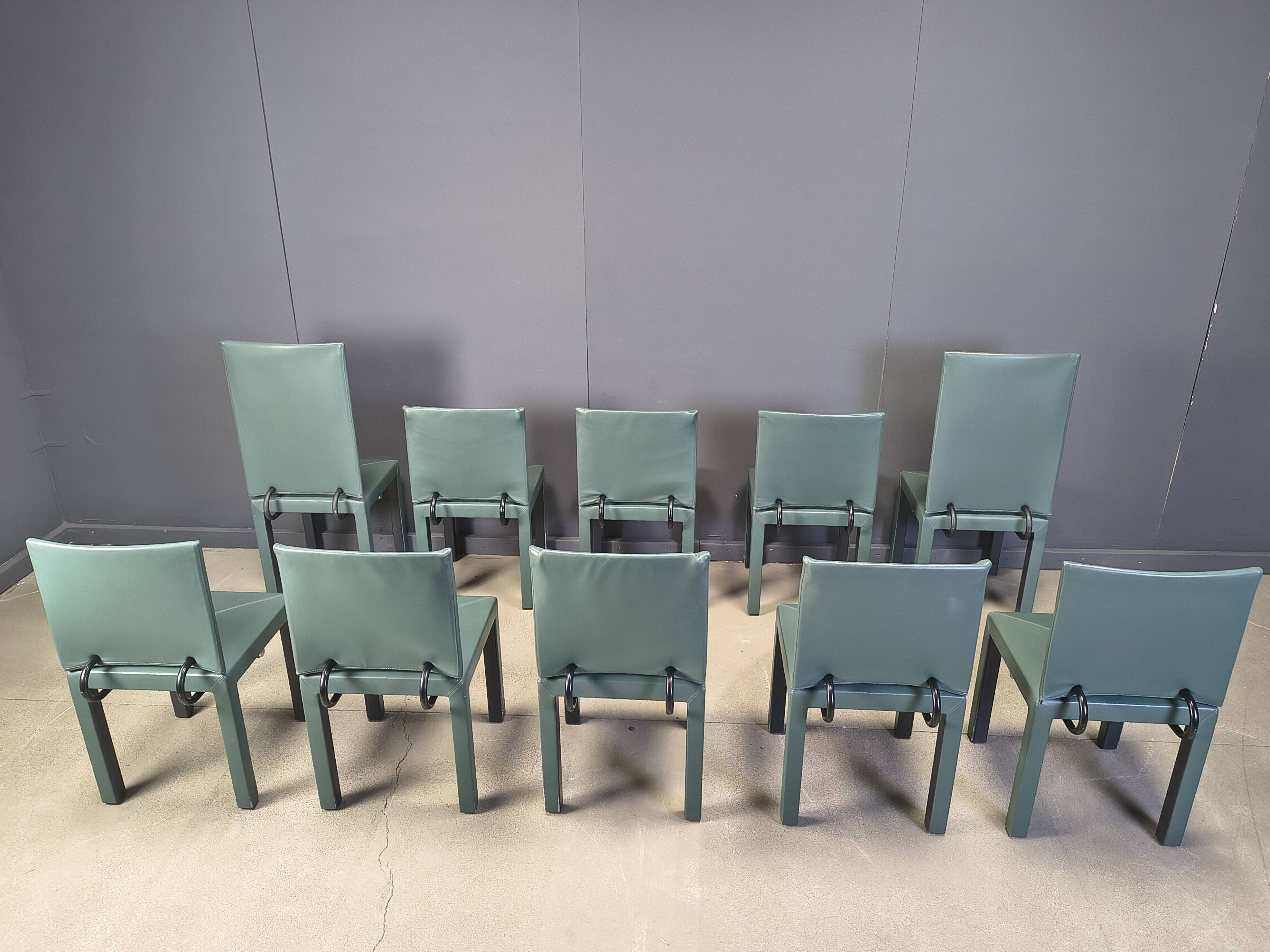 Arcadia dining chairs by Paolo Piva for B&B Italia set of 10