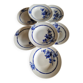 Old St Amand soup plates