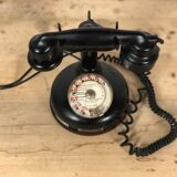 Old column phone in Bakelite and metal 1936