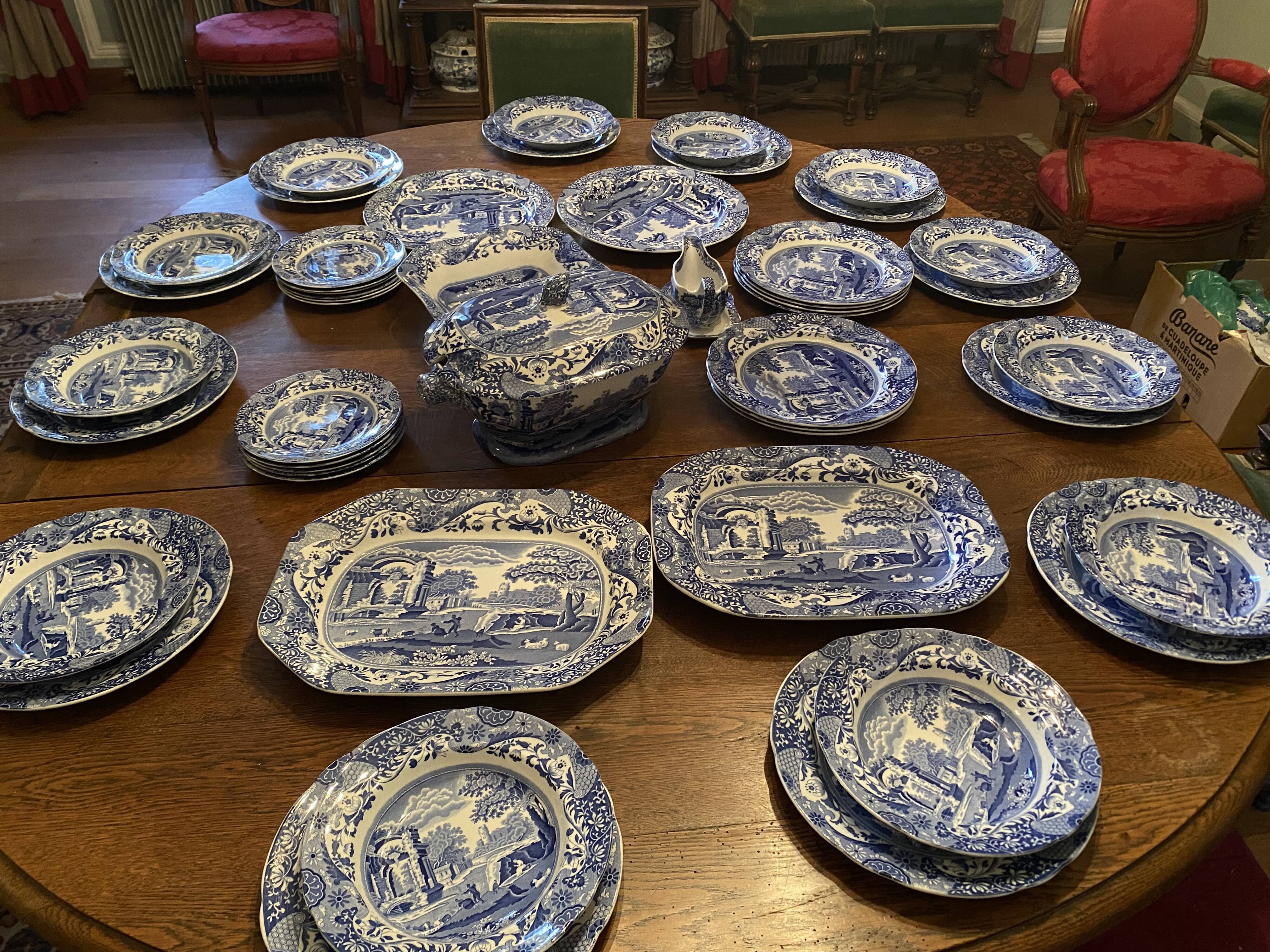 English porcelain service