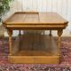 19th-century work table in English pine.