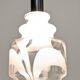 Suspension italienne en verre Murano, années 60-70