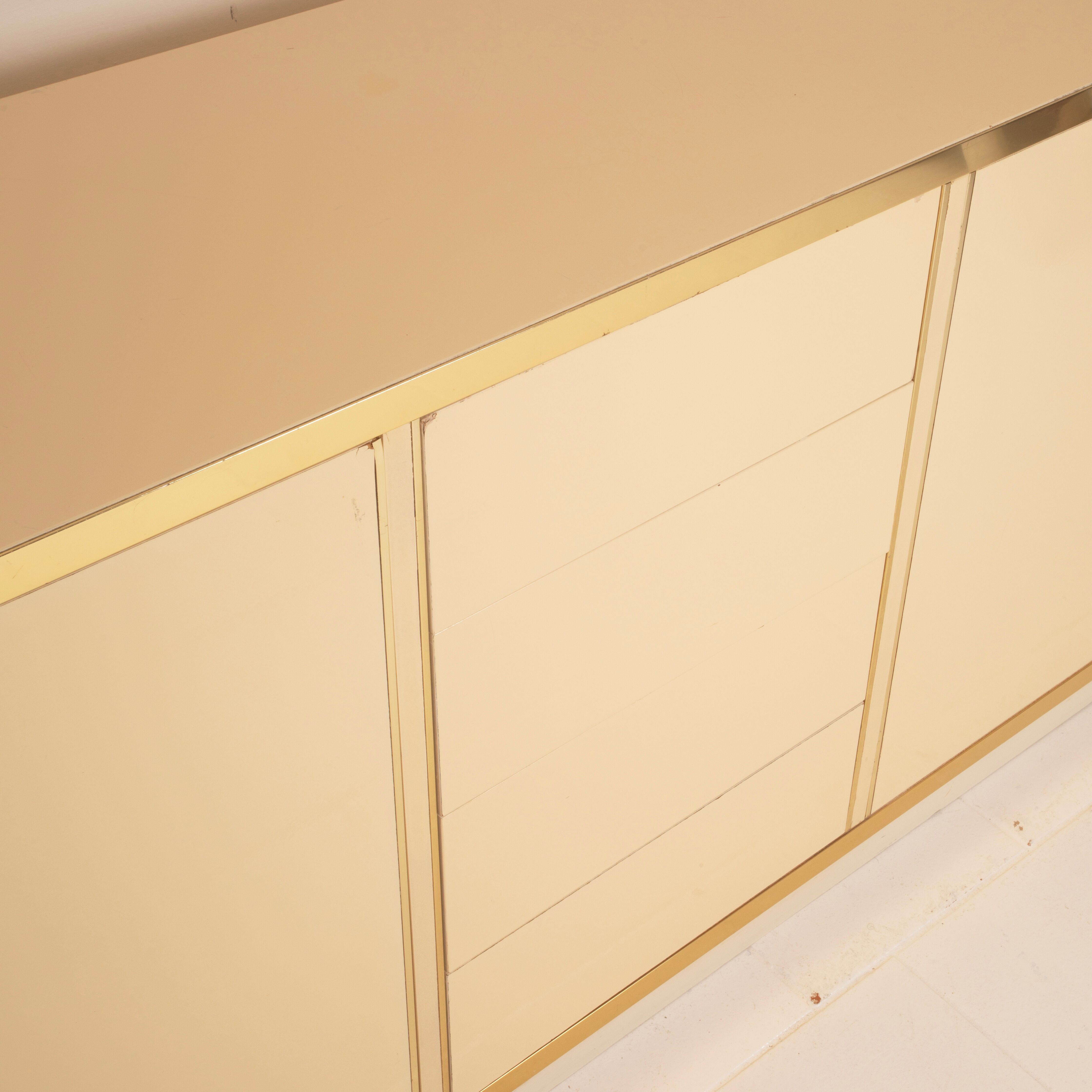 Willy Rizzo Hollywood Regency Sideboard for Mario Sabot 1970