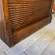 Industrial furniture notary binder with vintage American curtain 1940s