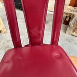 Set of 4 dad 1960's leather chairs