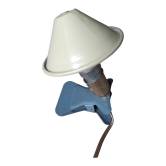 Lampe spot "champignon" à pince, vintage 60s