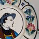 Assiette Breton H B Quimper ancienne