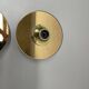 Lot de 2 appliques murales pop art space age mirror de sölken lights allemagne, années 1980