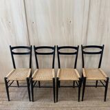 Serie de 4 chaises italienne - 1960