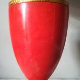 Italian-style lamp in red marble