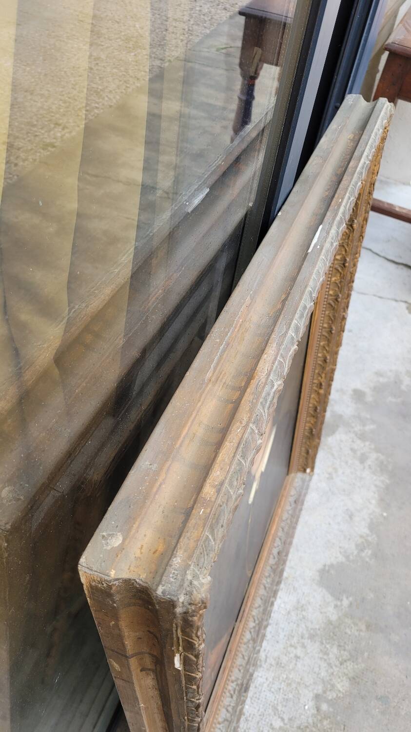 Oil on Canvas Portrait Painting of a Woman Framed 19th Century Signed