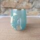 Enamelled glass mug/cup