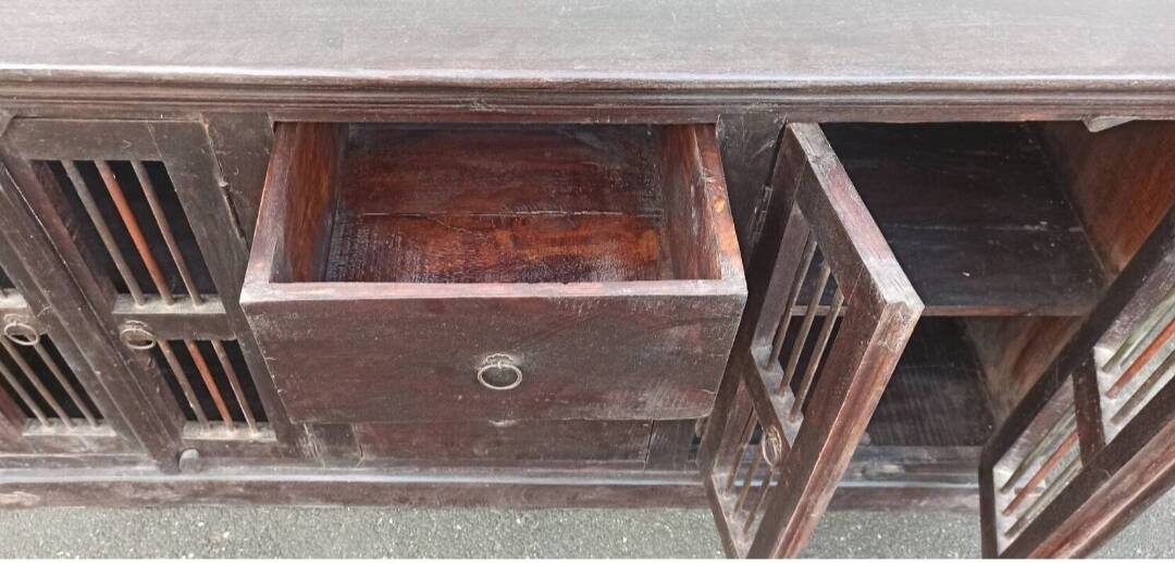 Old wooden sideboard