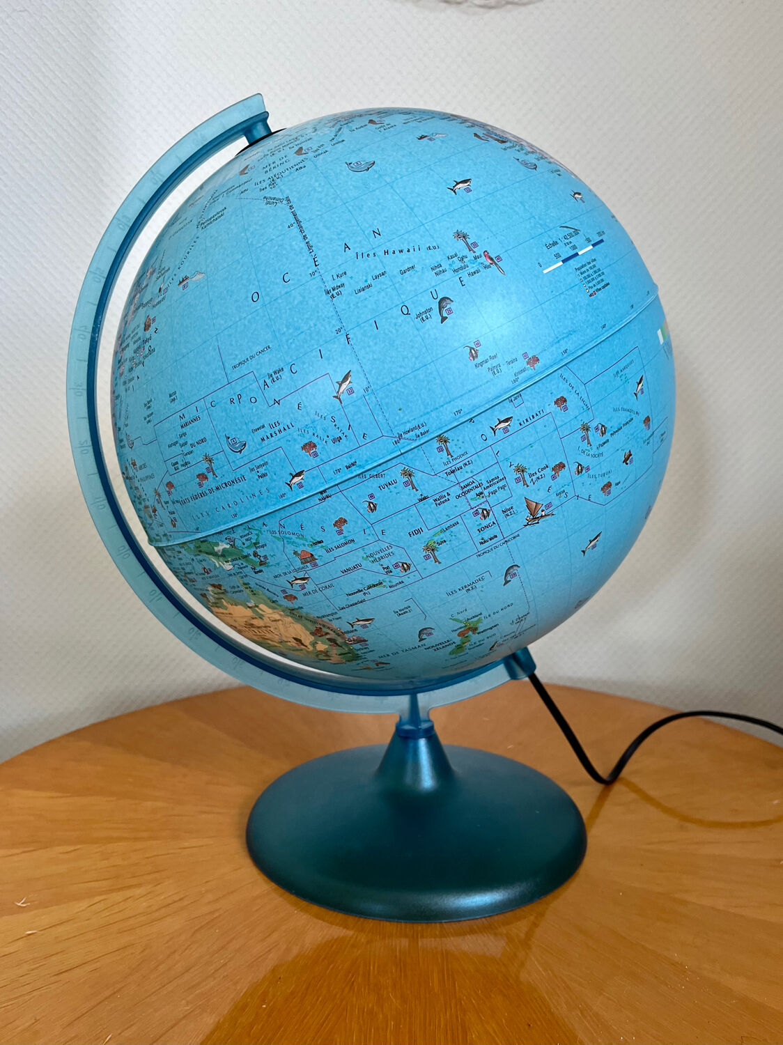 Luminous terrestrial globe 1970