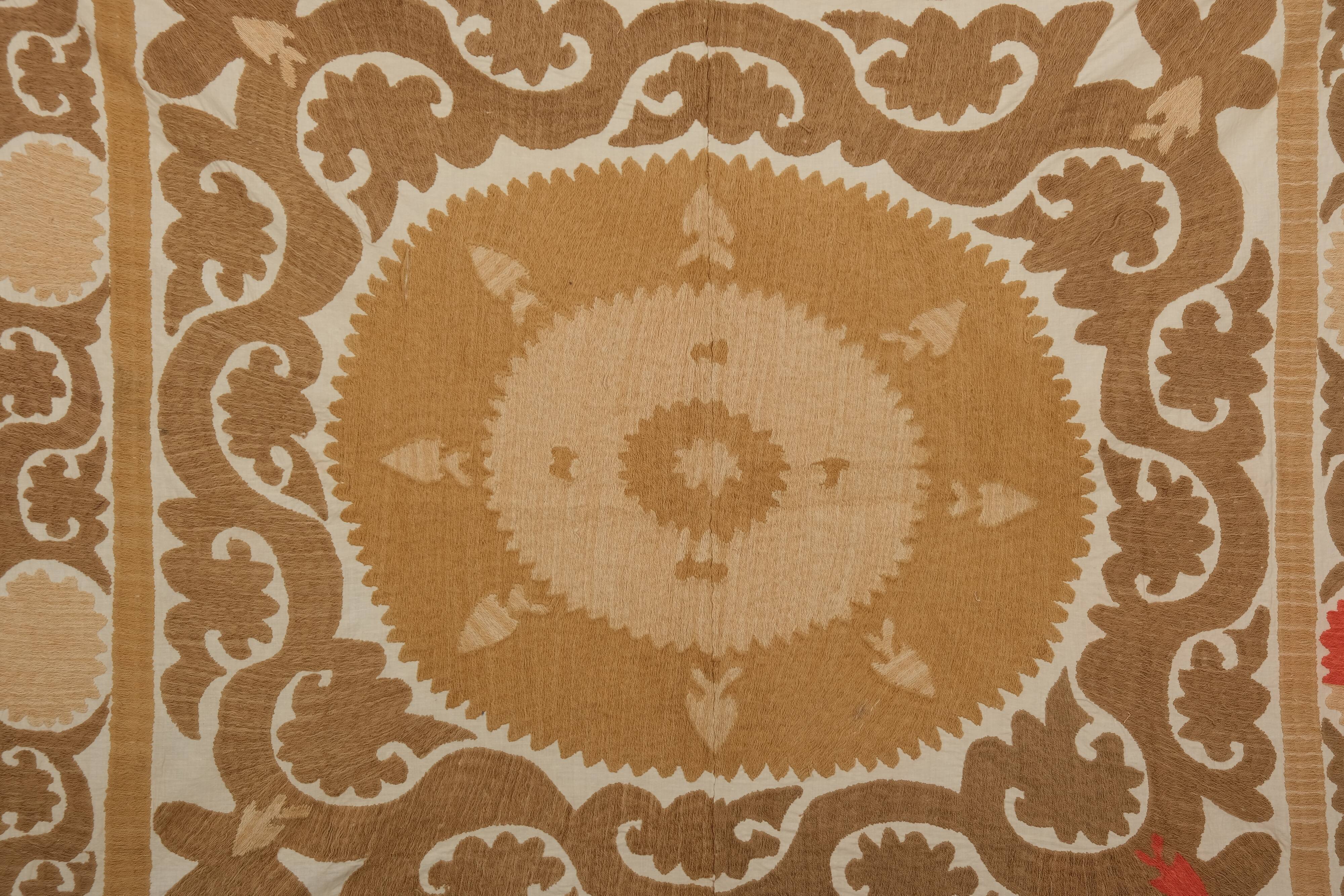 Hand-knotted rug Turkish vintage 127x136 cm