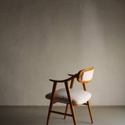 Scandinavian faux shearling chair | 1960s
