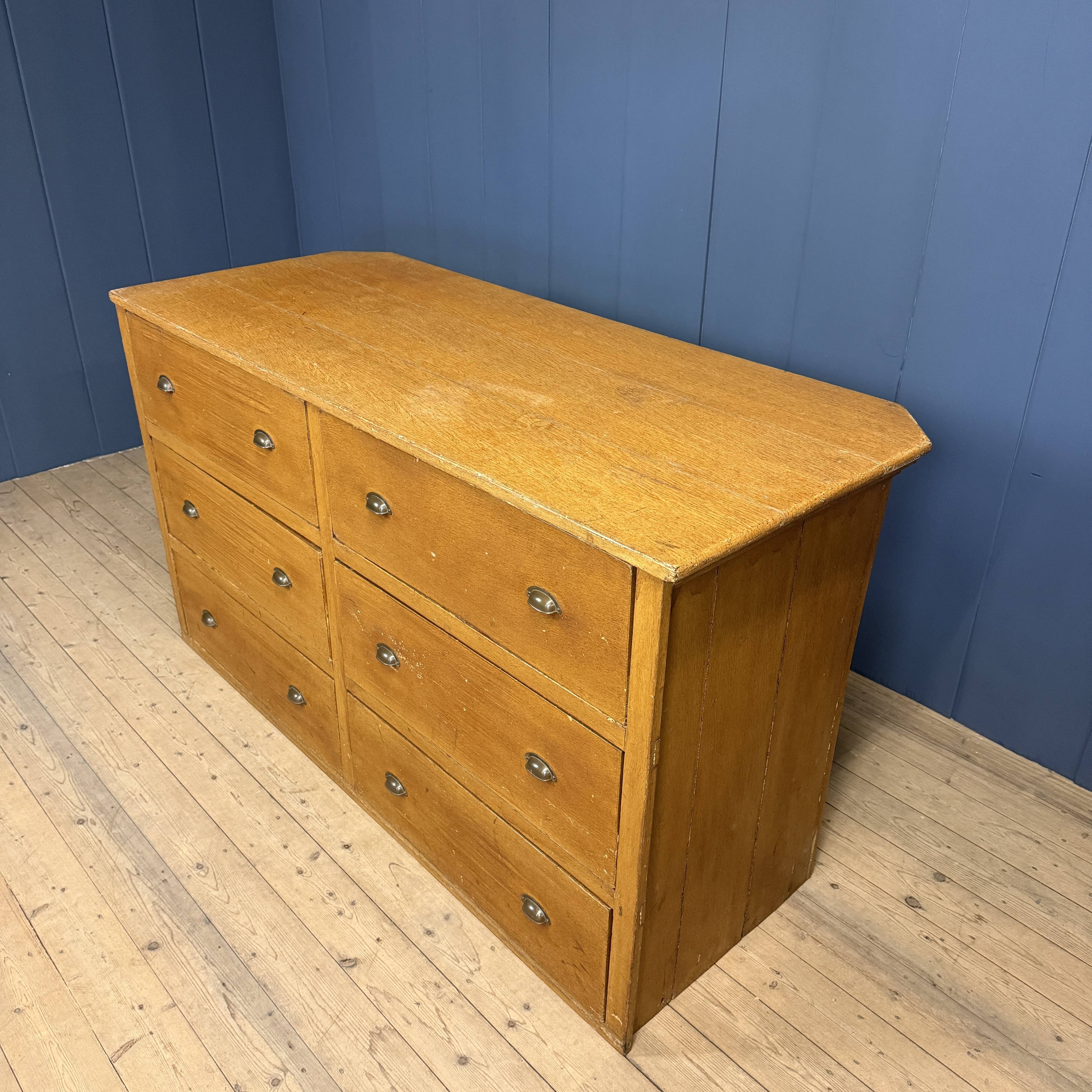 Antique painted Dutch counter