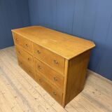 Antique painted Dutch counter