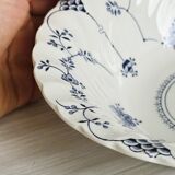 Small Myott porcelain salad bowl, blue floral decoration