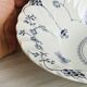 Small Myott porcelain salad bowl, blue floral decoration