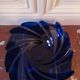 Beautiful large vintage cobalt blue glass bowl