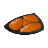 Vintage 1970s ceramic aperitif dish