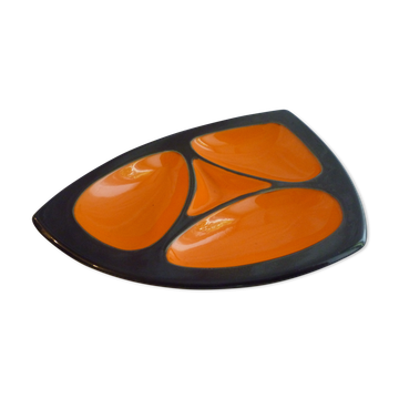 Vintage 1970s ceramic aperitif dish