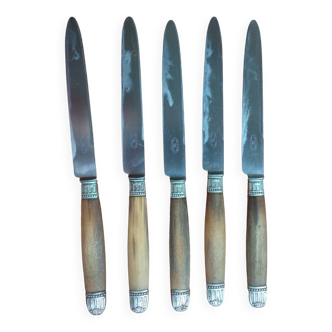 Horn knives with 2 lions