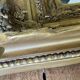 Gilded resin mirror Louis XV H47 X L42 style