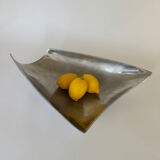 Vintage Modernist Large Aluminium Decoeative Bowl