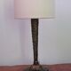 Lampe en laiton torsadé
