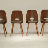 Set of 4 Lollipop chairs by Frantisek Jirak for Tatra 1960