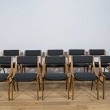 10 chaises Jumper par Zamojska, Pologne années 1970