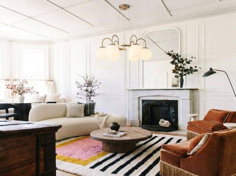 Handmade traditional pure wool rug 1.5/2.5 m