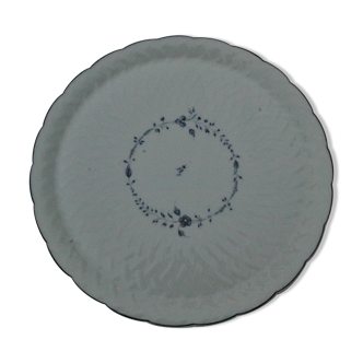 Pie Dish Limoges Porcelain Cake BERNARDAUD model HORTENSE