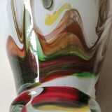 Vase in vintage blown opaline glass