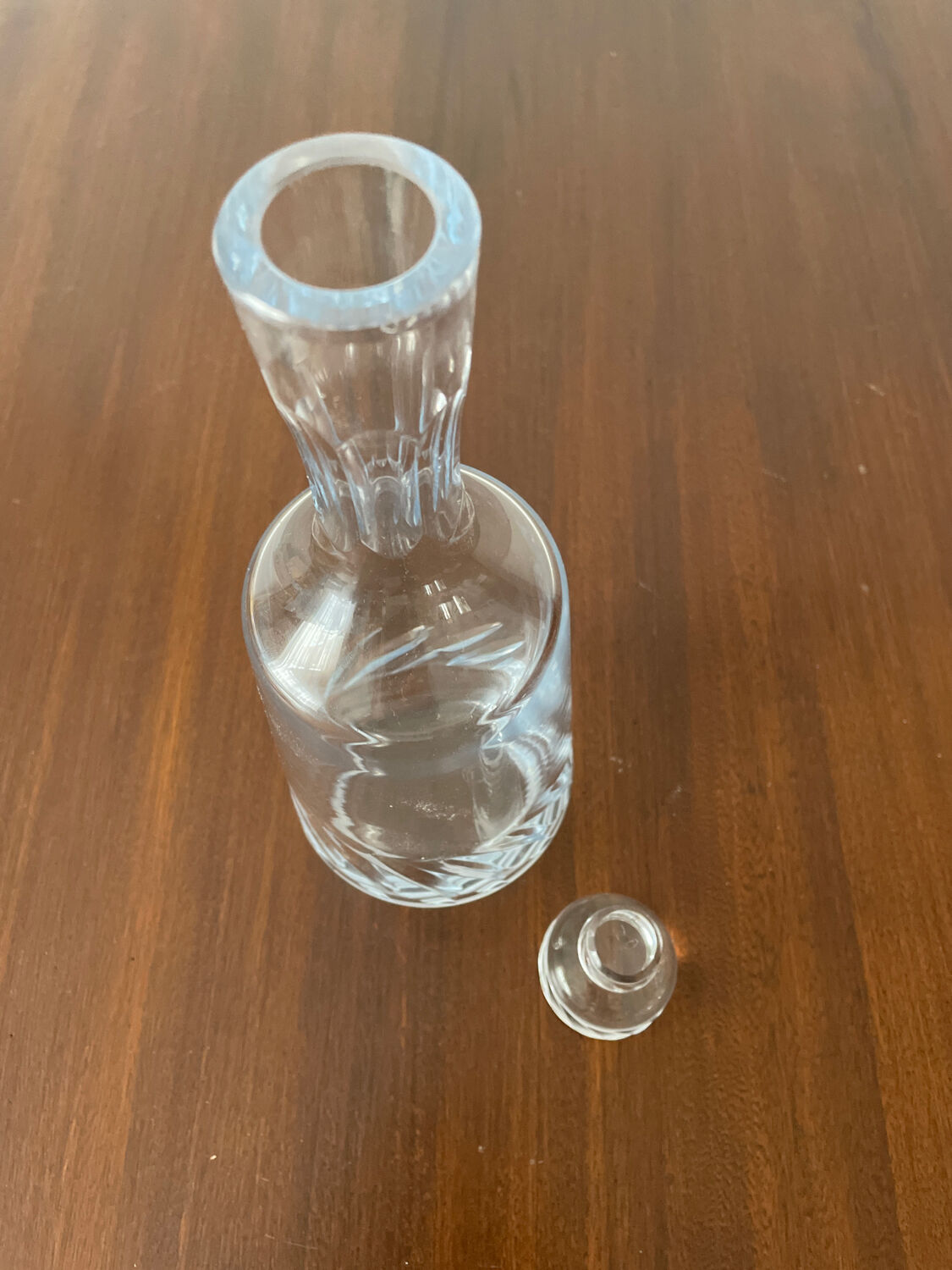 Antique crystal decanter
