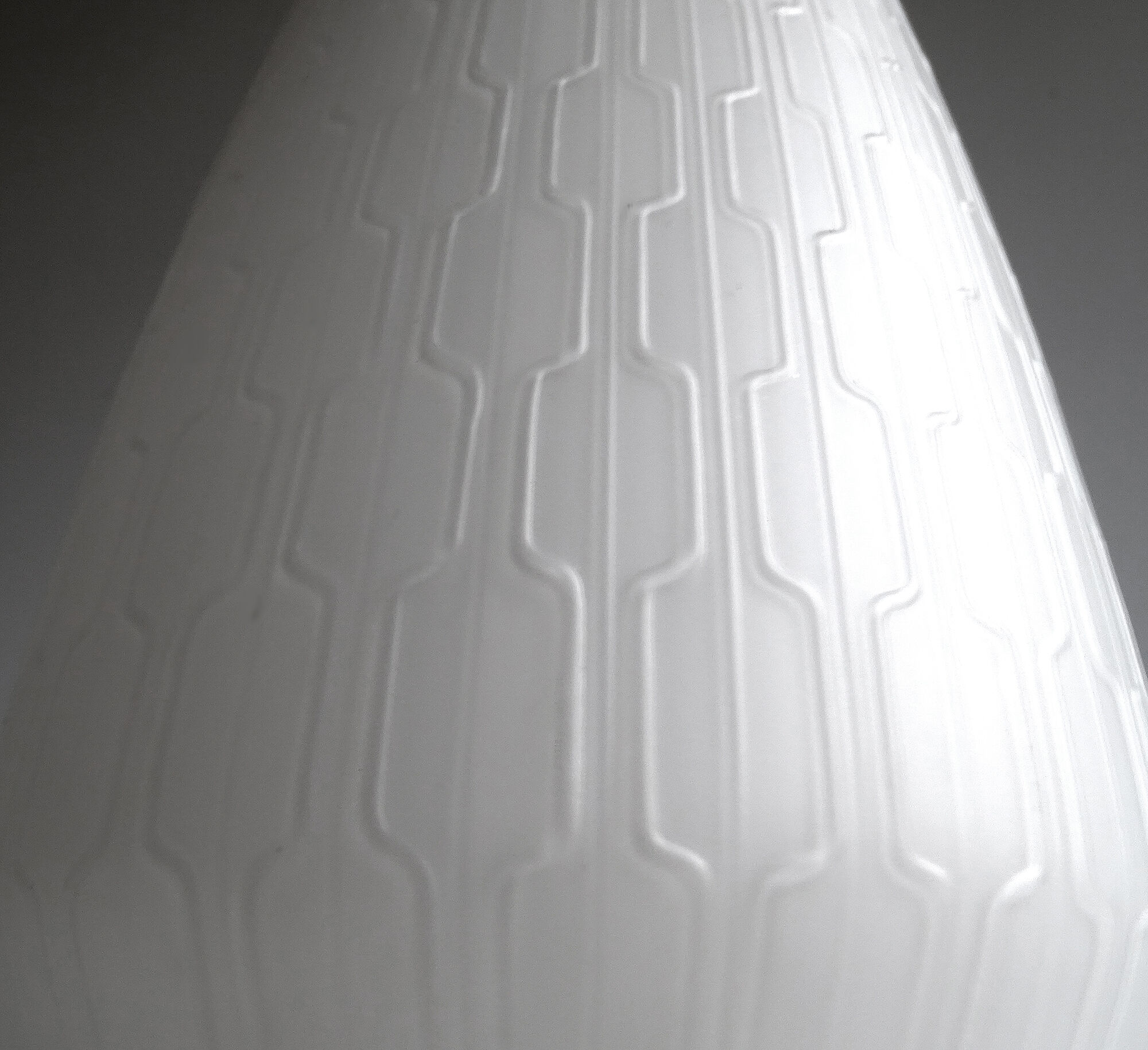 4 XXL vintage pendant lamps, Murano glass, 60s