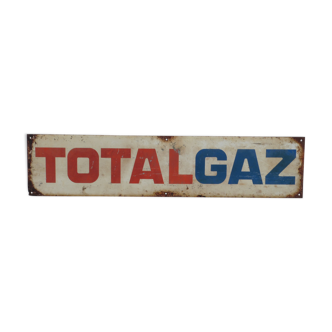 Plaque publicitaire Totalgaz