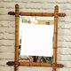 Vintage belle epoque bamboo mirror