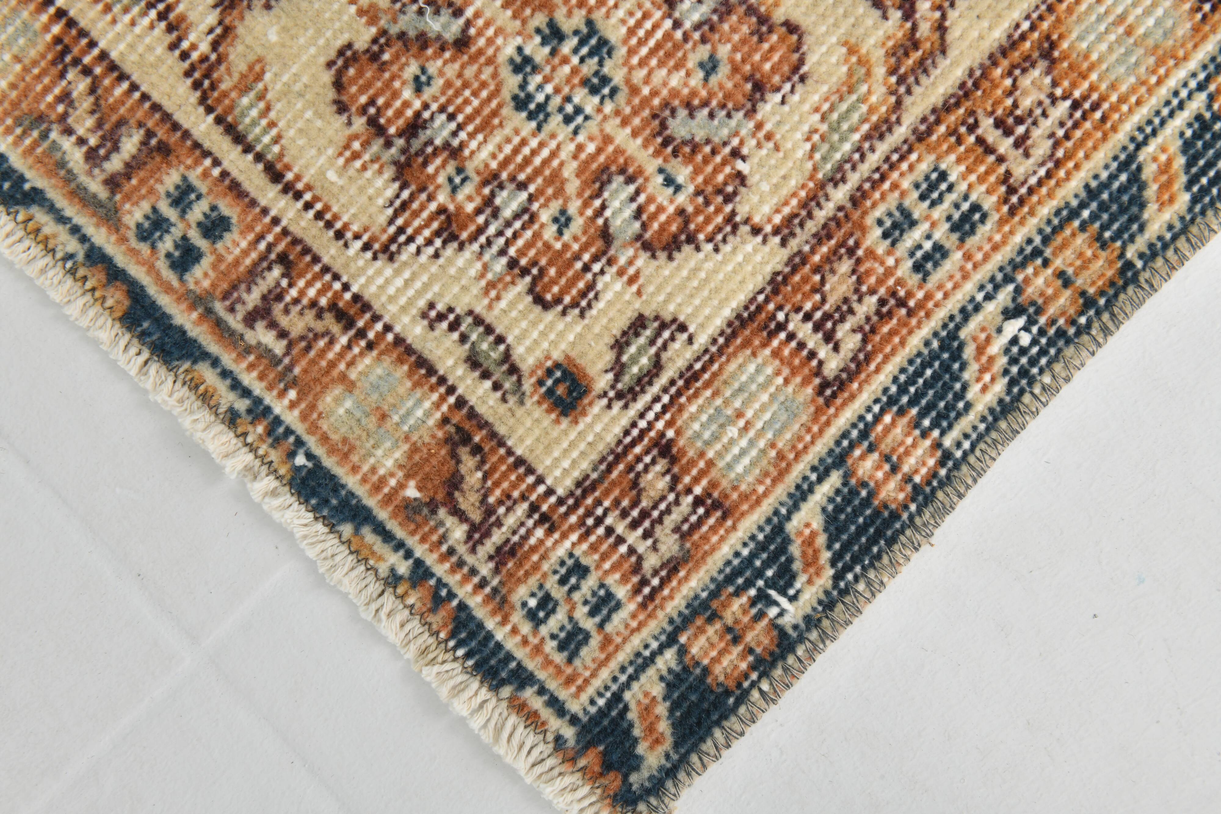 Tapis persan vintage en laine