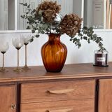 Amber vase 1970