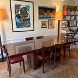 Lot table à manger hugues chevalier tamara  + 6 chaises